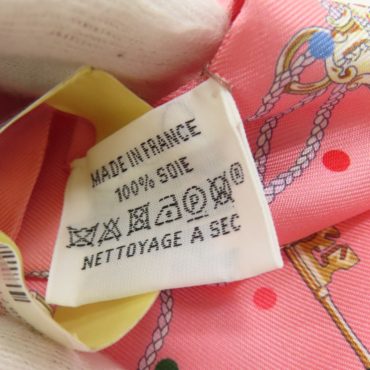 HERMES scarf silk pink Twilly Women  d