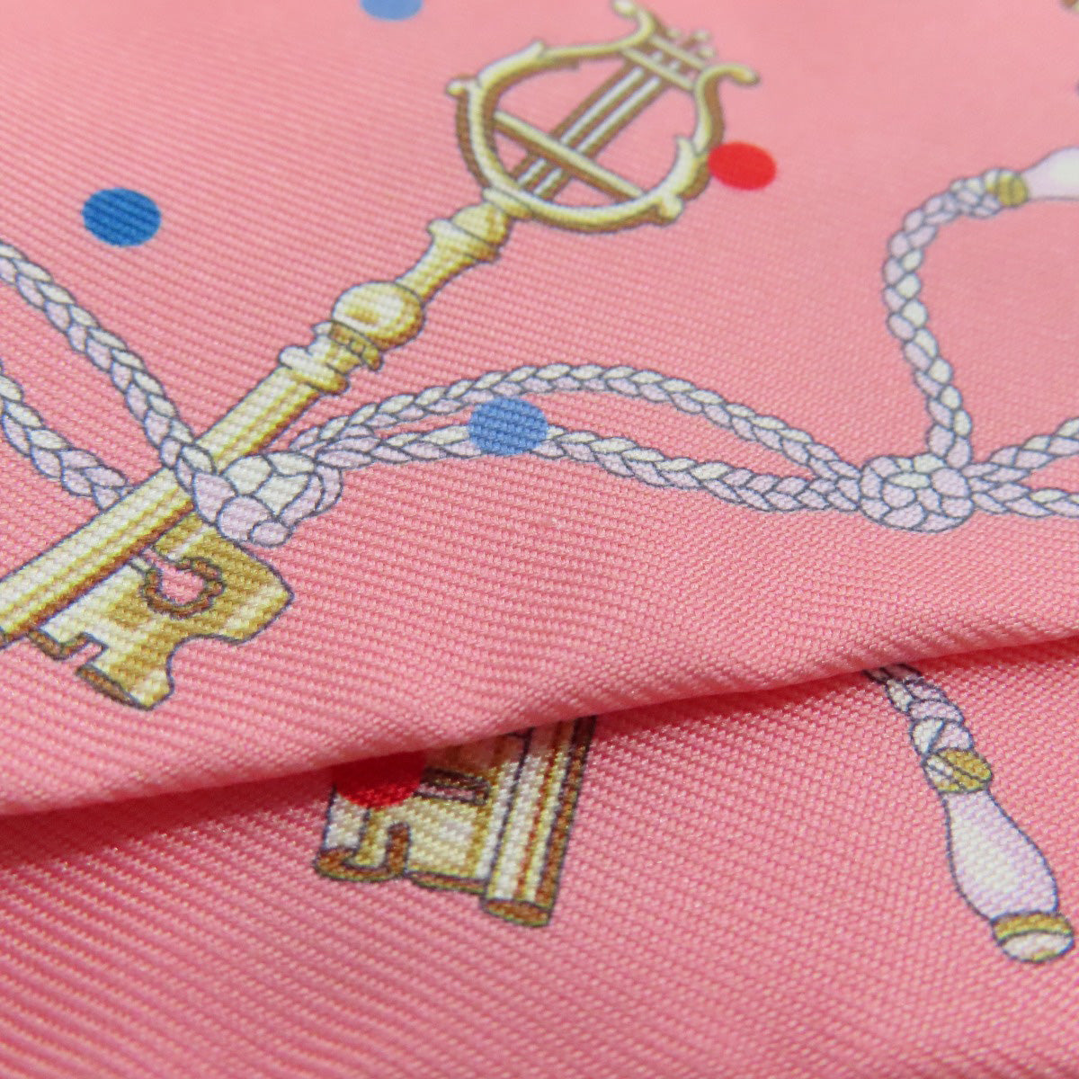 HERMES scarf silk pink Twilly Women  d