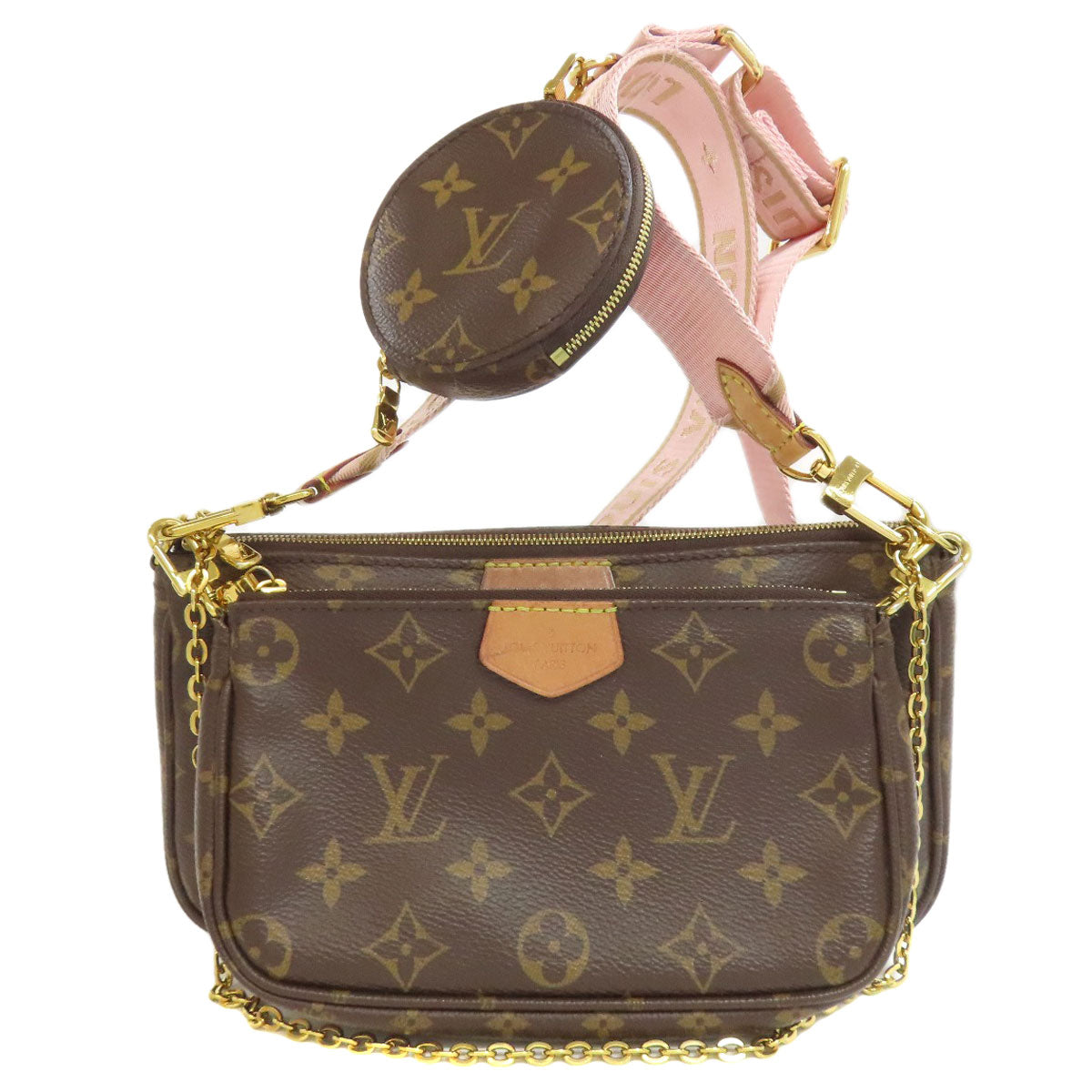 LOUIS VUITTON Shoulder Bag M44840 Monogram canvas Brown Multi Pochette Accessoires Women