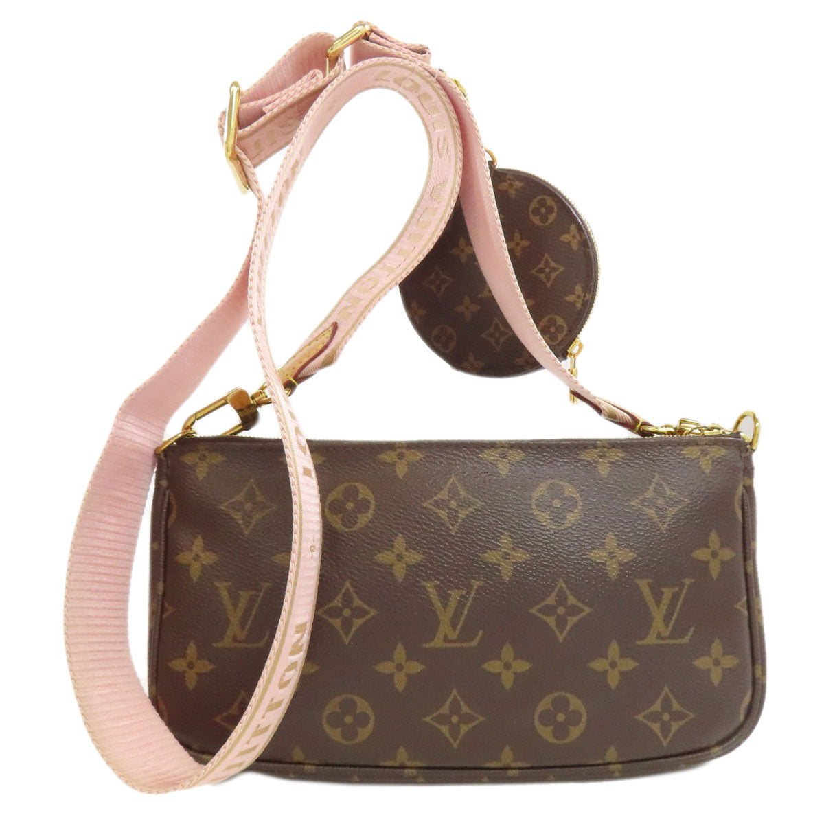 LOUIS VUITTON Shoulder Bag M44840 Monogram canvas Brown Multi Pochette Accessoires Women