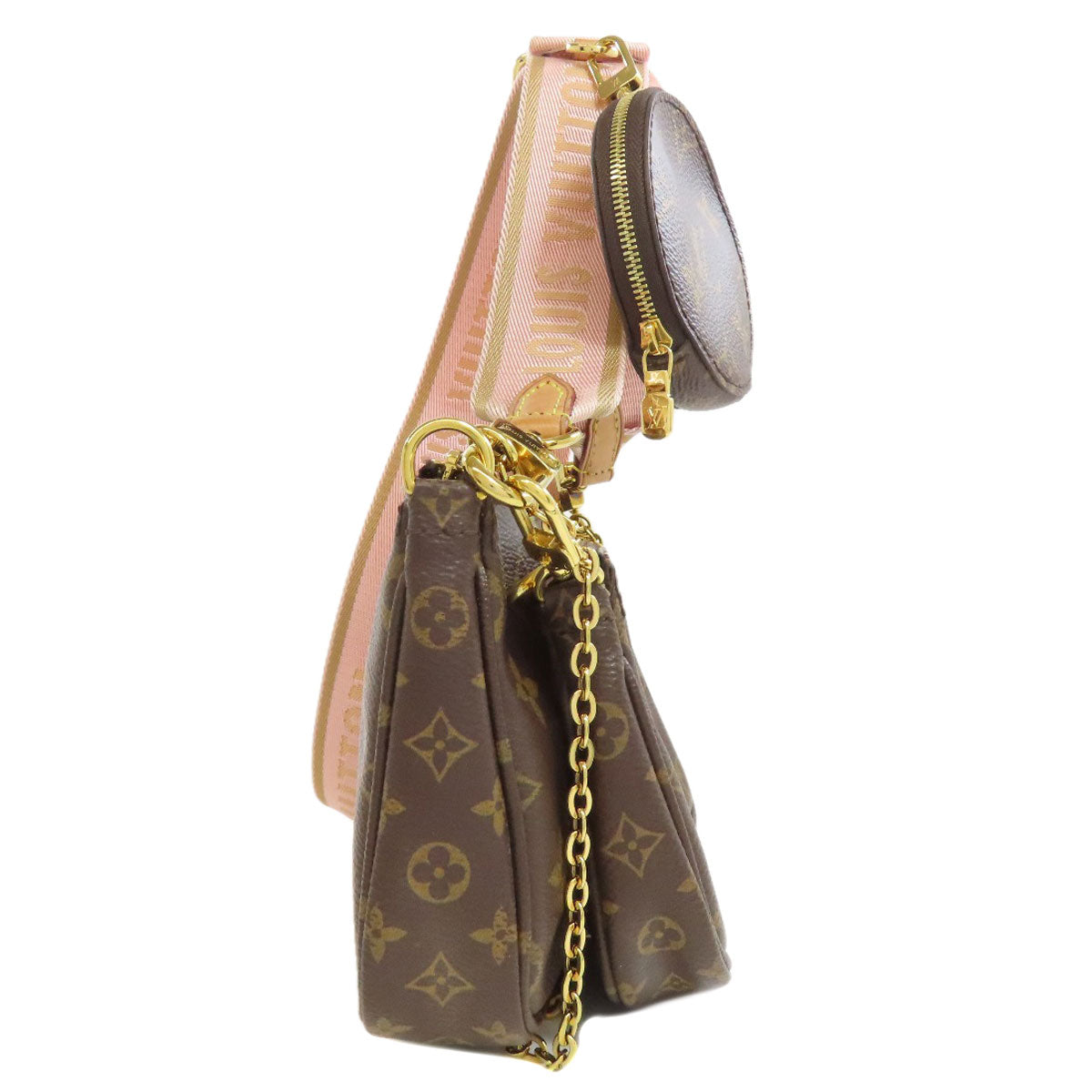 LOUIS VUITTON Shoulder Bag M44840 Monogram canvas Brown Multi Pochette Accessoires Women
