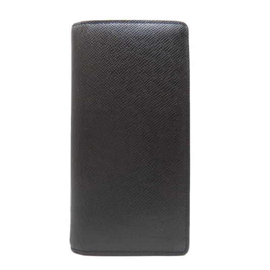 LOUIS VUITTON Long Wallet Purse M32654 Taiga Leather black Portefeuille�EBrazza Former mens
