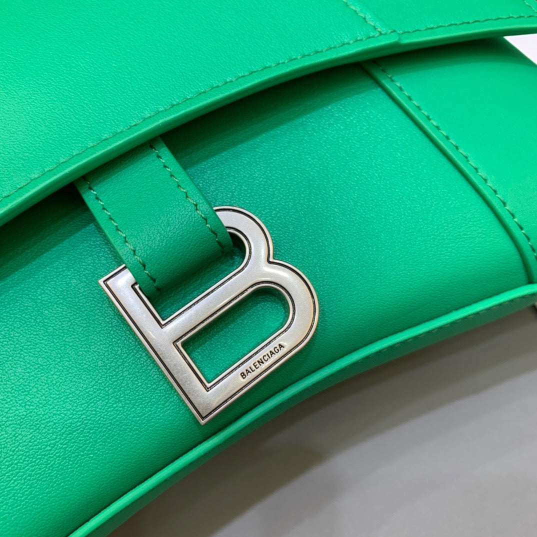 Top Quality Downtown XS Shoulder Bag In Green, For Women,  Bags 10in/25cm