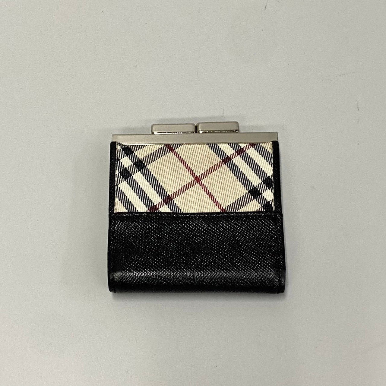 Burberry Leather Nova Check Coin Case