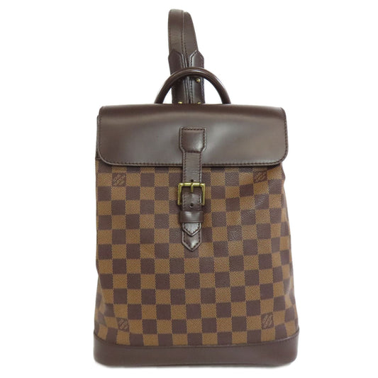 LOUIS VUITTON Backpack N51132 Damier canvas Brown Soho