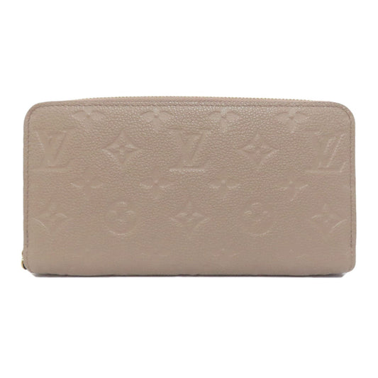 LOUIS VUITTON Long Wallet Purse M69034 Ann Platt beige Zippy wallet Women