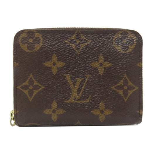 LOUIS VUITTON Coin case M60067 Monogram canvas Brown Zippy coin purse Women(Unisex)