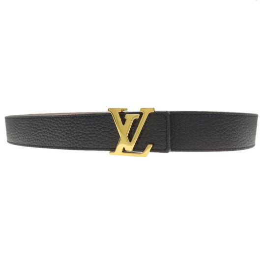 LOUIS VUITTON belt M9521 Calf leather black Saint Tulle LV Initial Reversible