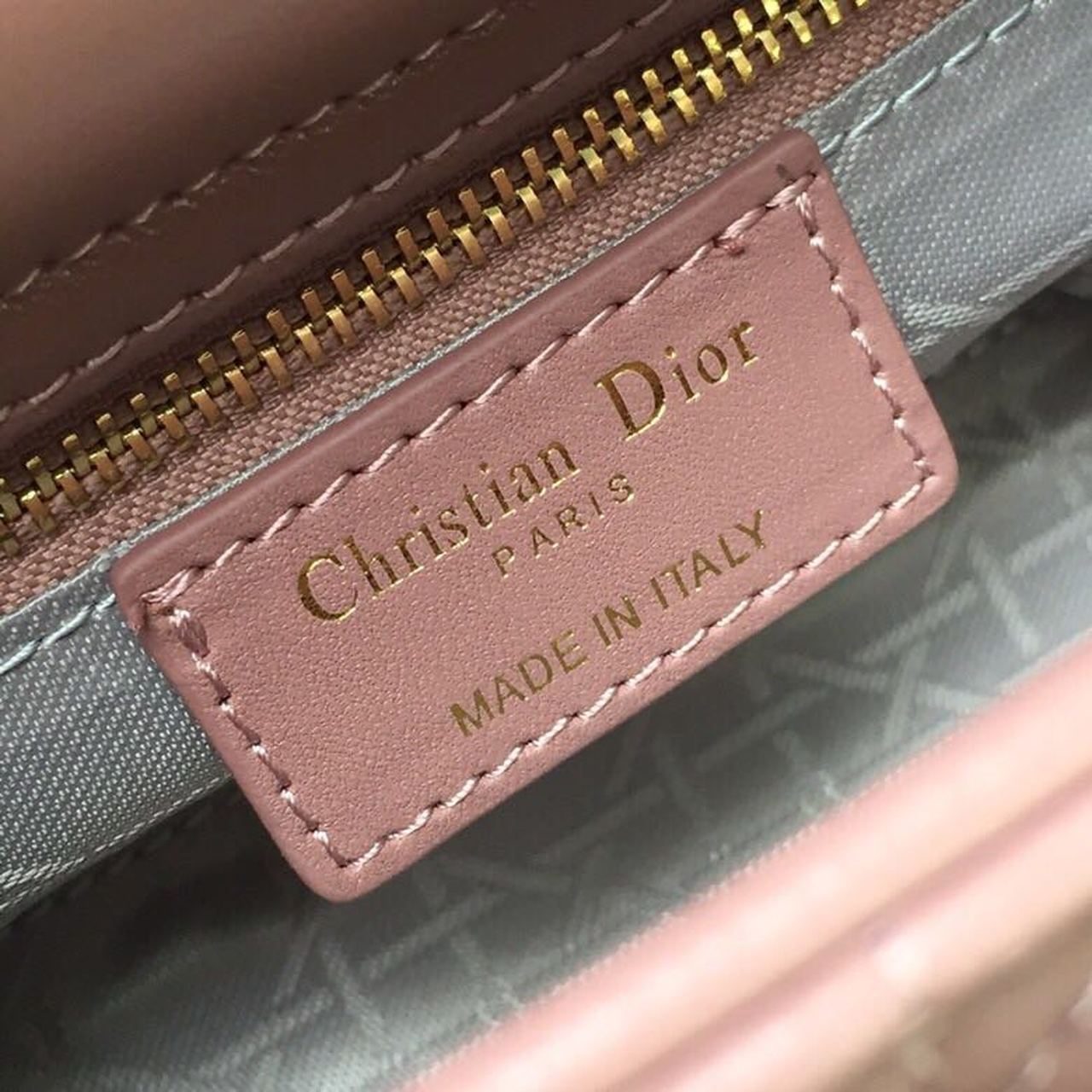 Top Quality Mini Lady Bag Gold Toned Hardware Dusty Pink For Women 18cm/7in CD