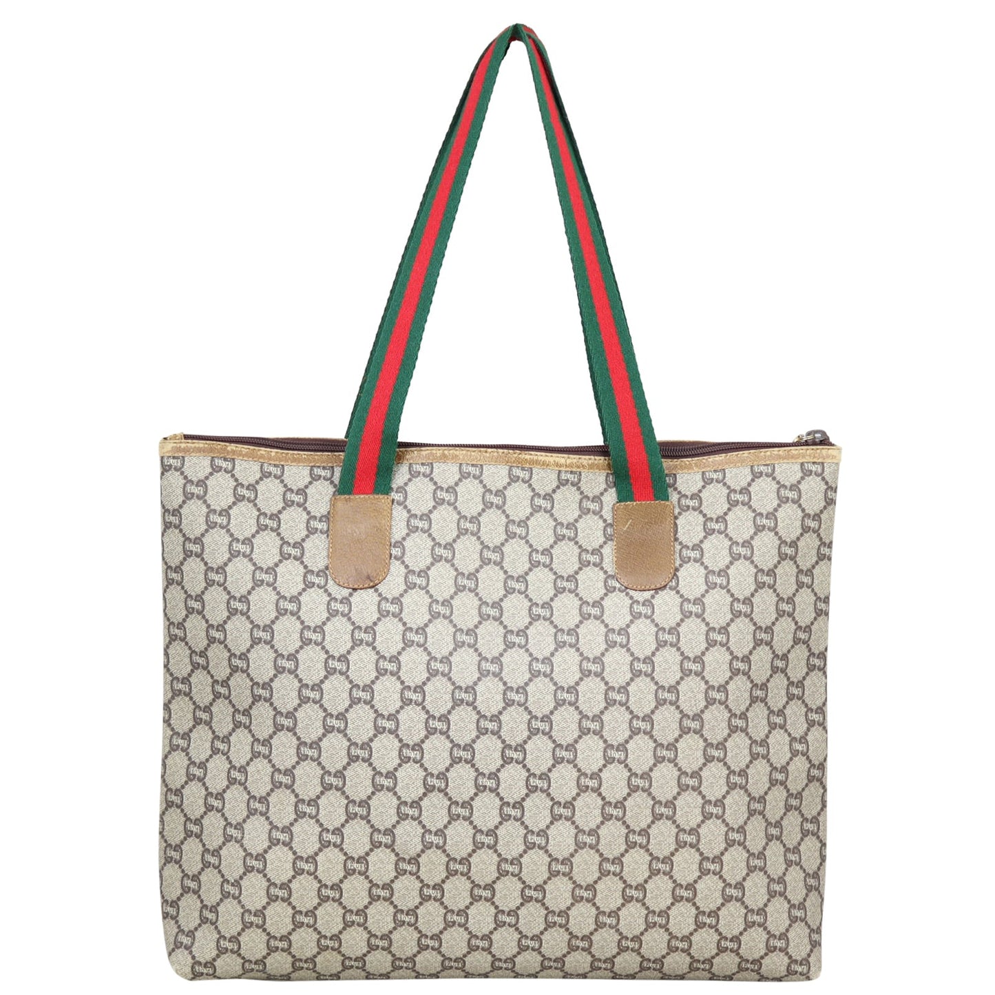 Gucci GG Supreme Plus Web Tote