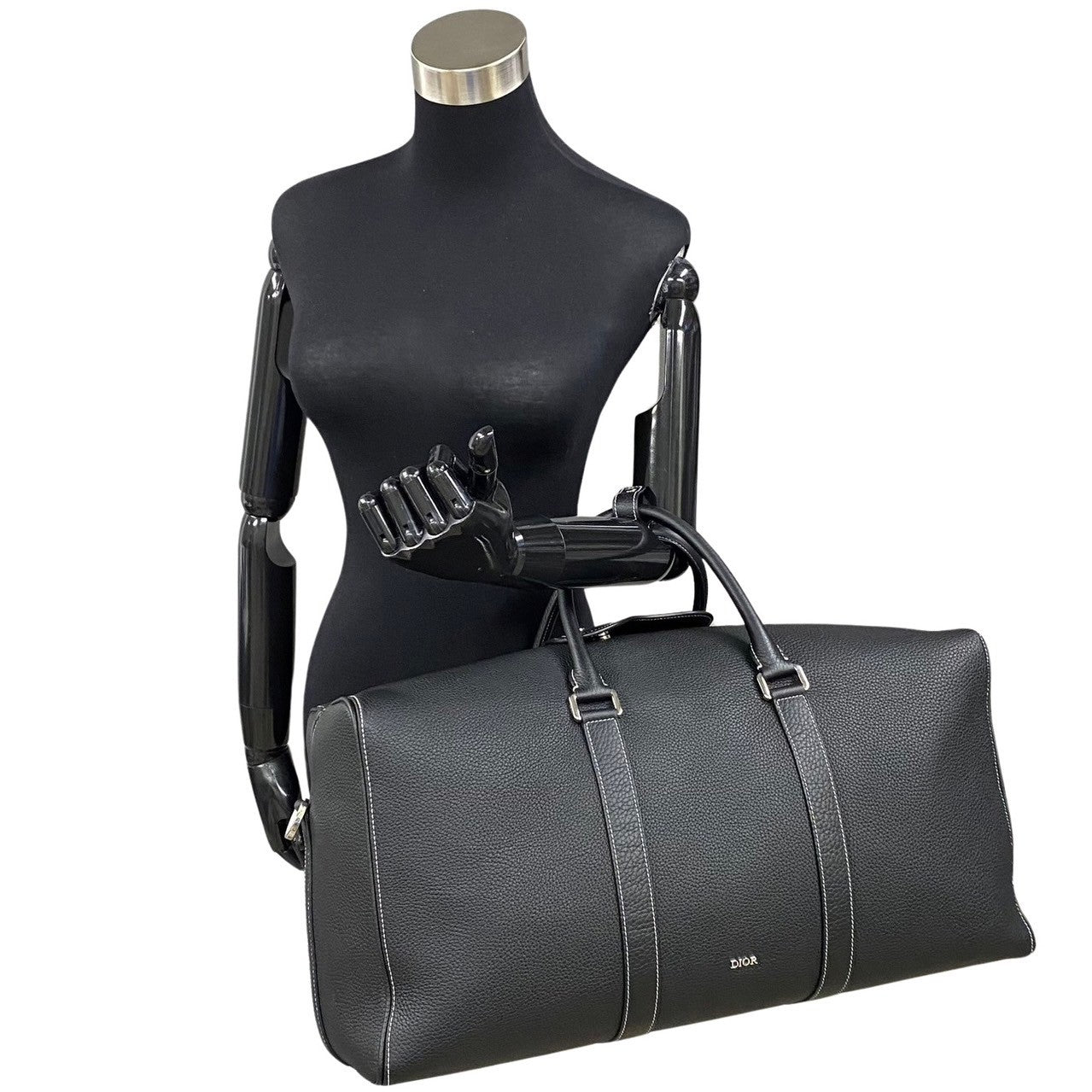 Dior Leather Lingot 50 Bag Leather Travel Bag in Excellent condition