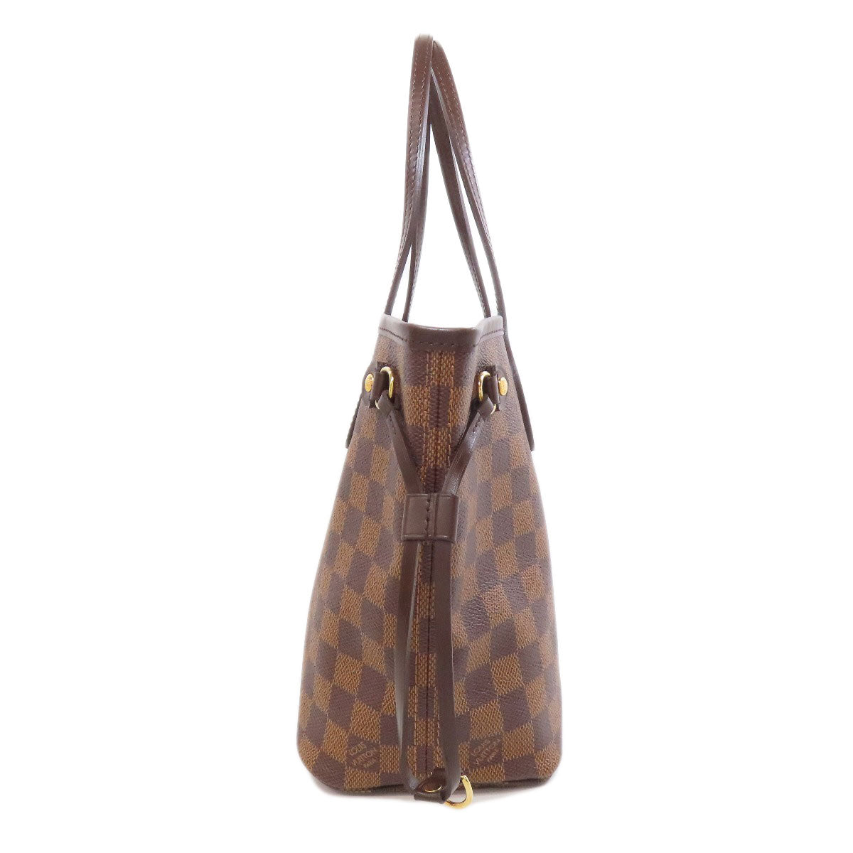 LOUIS VUITTON Handbag N51109 Damier canvas Brown Never full PM Women
