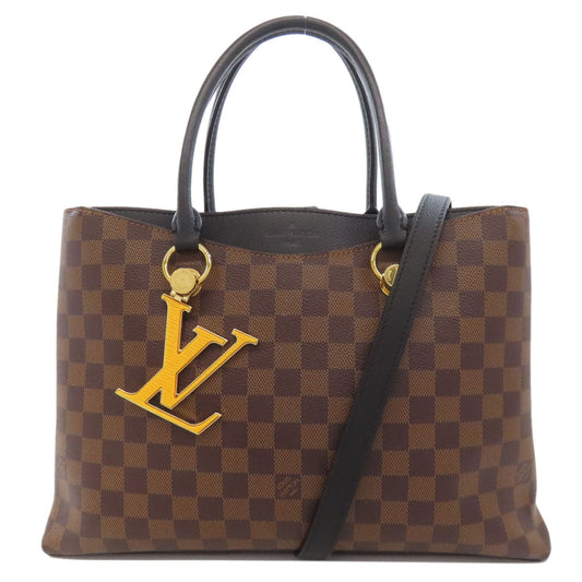 LOUIS VUITTON Handbag N40050 Damier canvas Brown Riverside Women