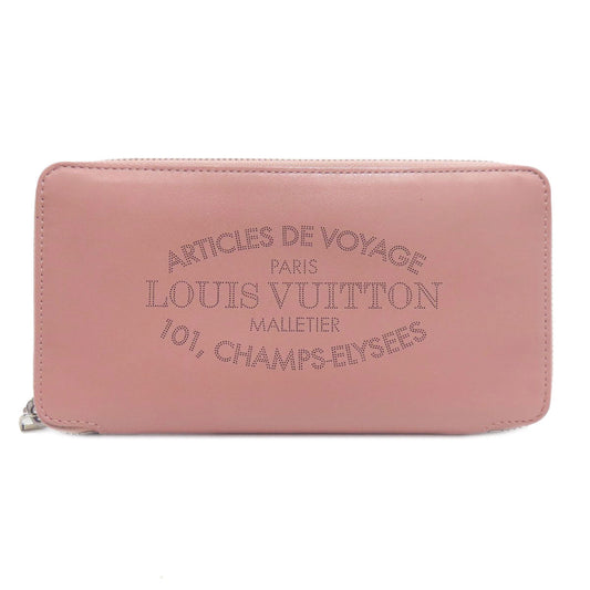 LOUIS VUITTON Long Wallet Purse M58209 leather pink Portefeuille, Jena Parnassus Women
