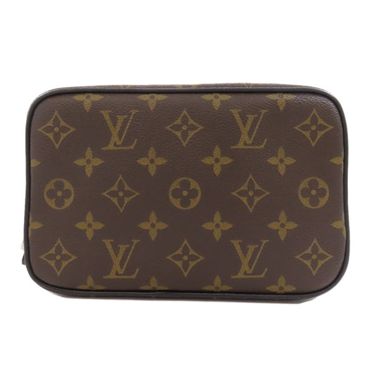 LOUIS VUITTON Cosmetics Pouch M47507 Monogram macacer Brown Truth Toilette PM Women
