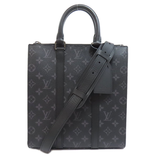 LOUIS VUITTON Handbag M46456 Monogram Eclipse gray Sac Plat Cloth mens