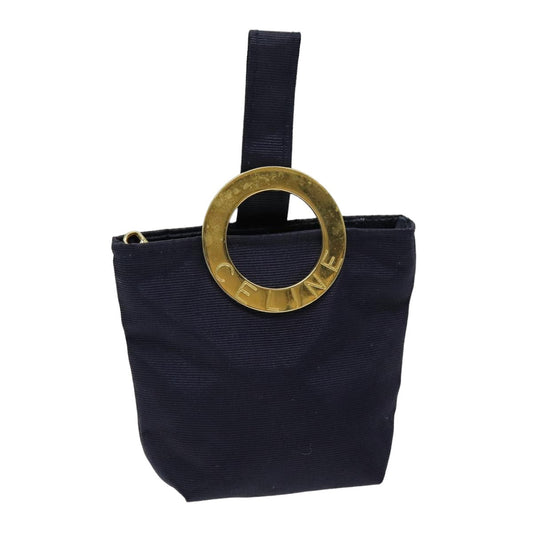 Luxury CELINE Pouch Nylon Navy  75656