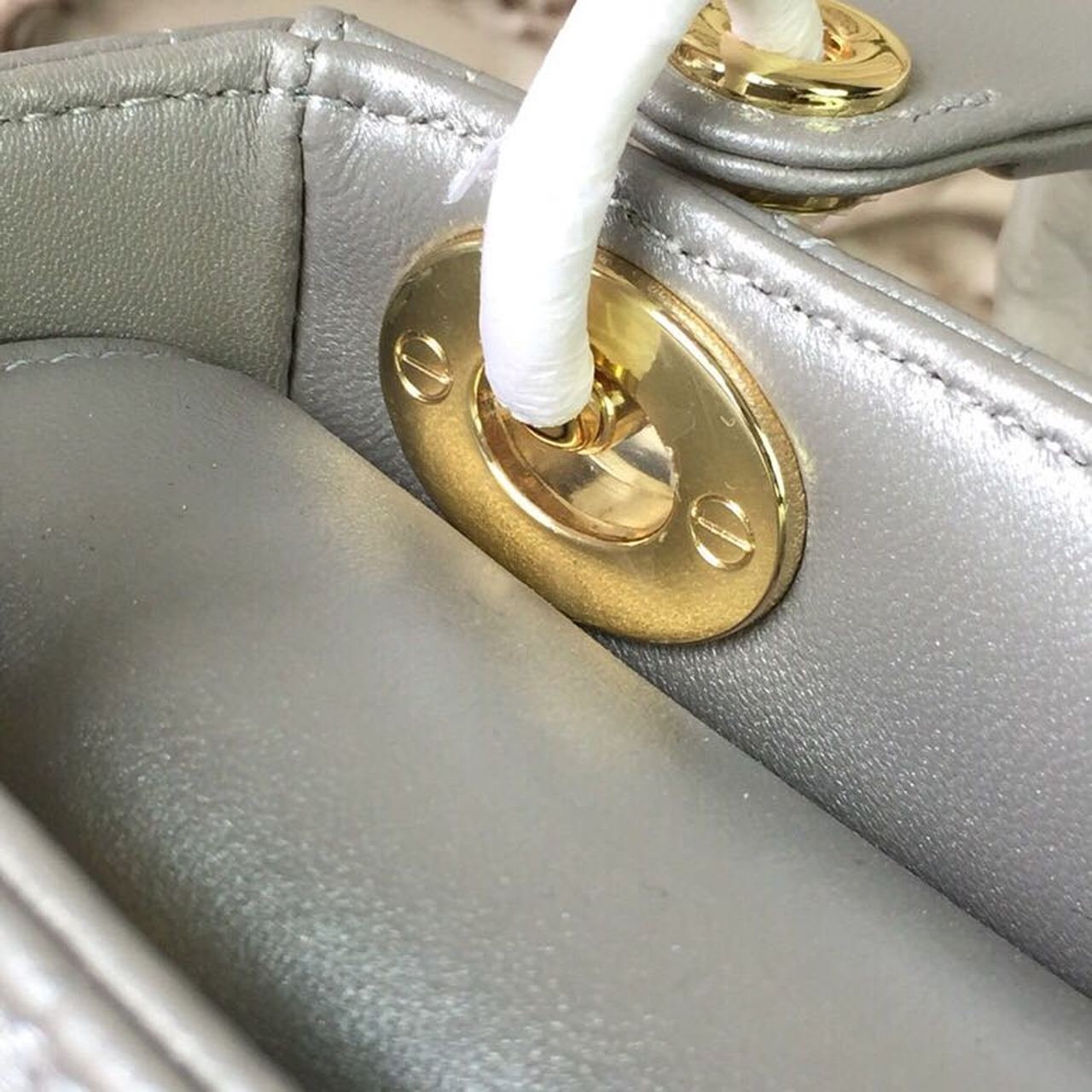 Top Quality Mini Lady Bag SiTop Qualityer with Chain Gold Toned Hardware For Women 6.5in/17cm CD
