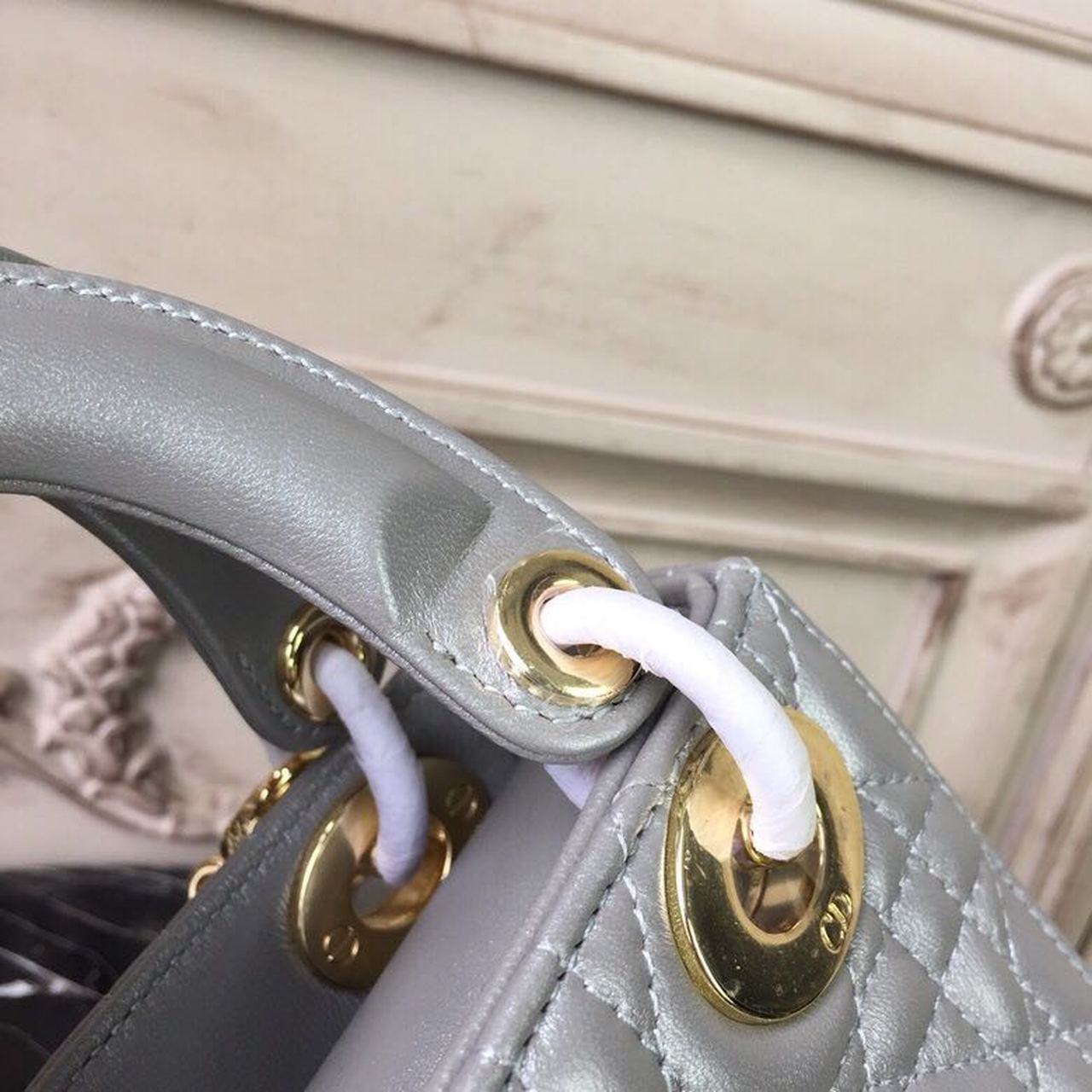Top Quality Mini Lady Bag SiTop Qualityer with Chain Gold Toned Hardware For Women 6.5in/17cm CD
