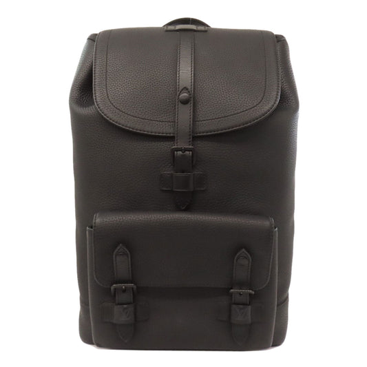 LOUIS VUITTON Backpack M58644 Taurillon Clemence black christopher slim backpack