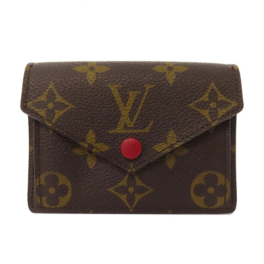 LOUIS VUITTON Card Case M93802 Monogram canvas Brown Portefeuille Marie