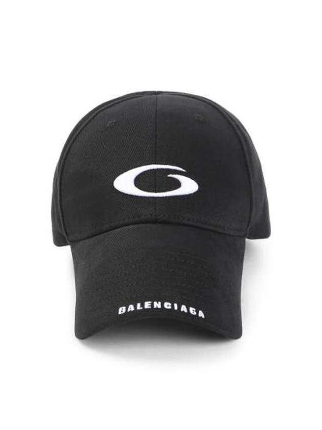 Luxury Balenciaga Trending 2025 Embroidered Icon Logo Ball Cap Black