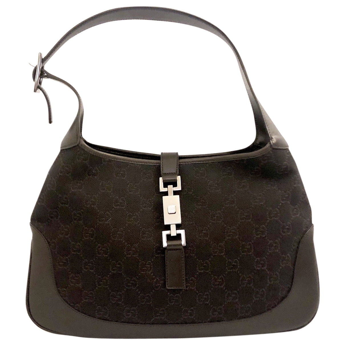 Gucci jackie    brown cloth handbag