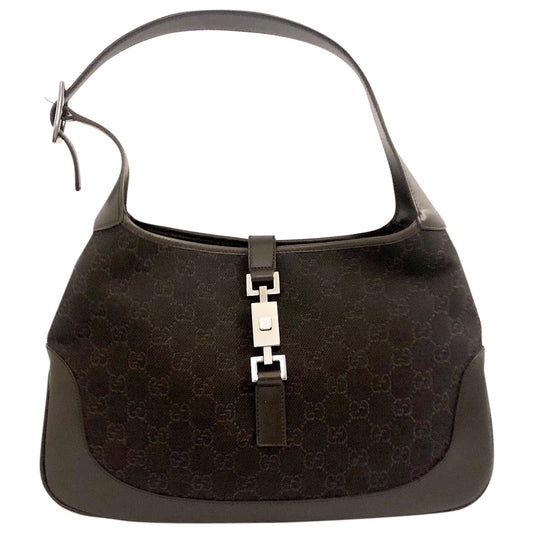 Gucci jackie    brown cloth handbag