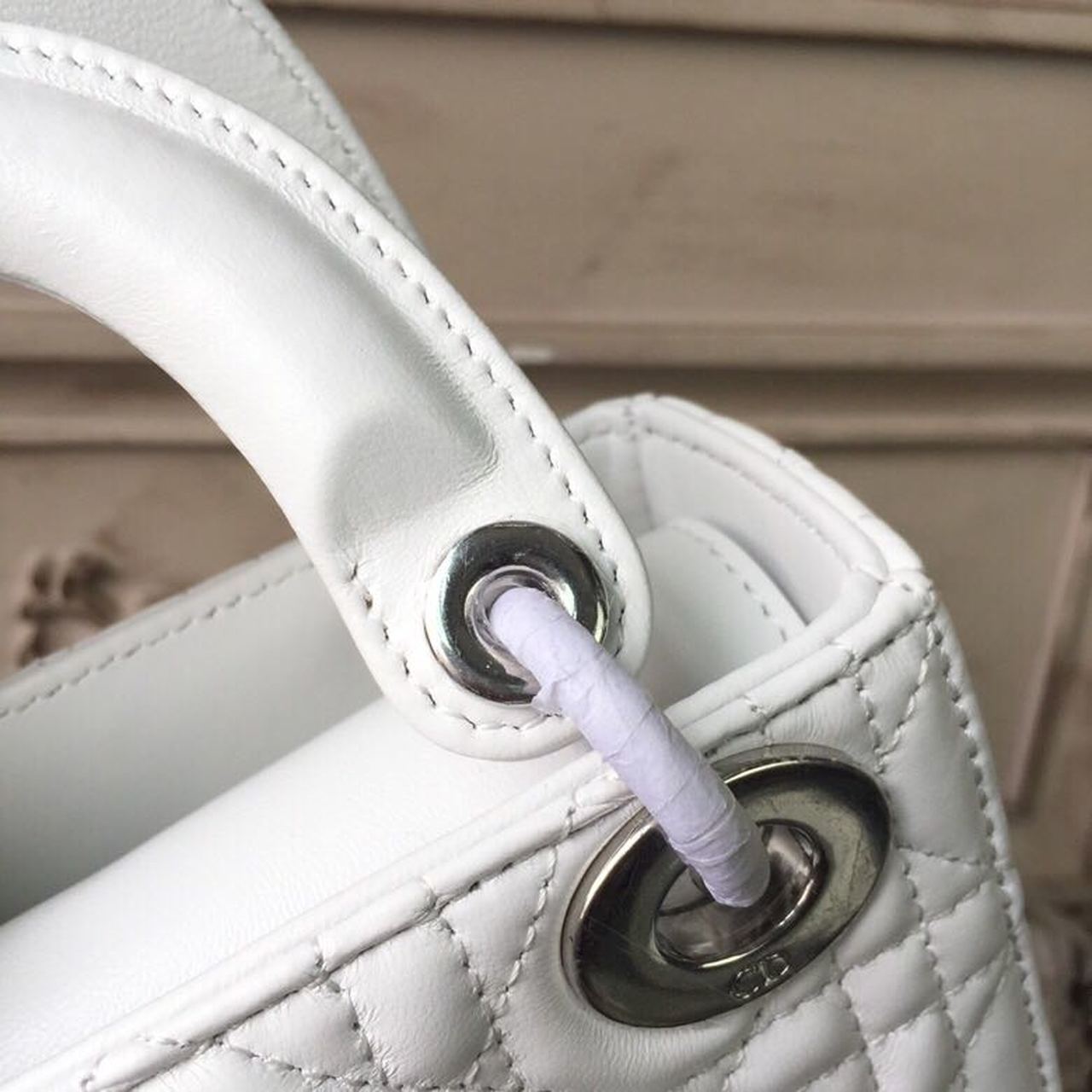 Top Quality Mini Lady Bag White Chain SiTop Qualityer Hardware For Women 17cm/6.5in CD