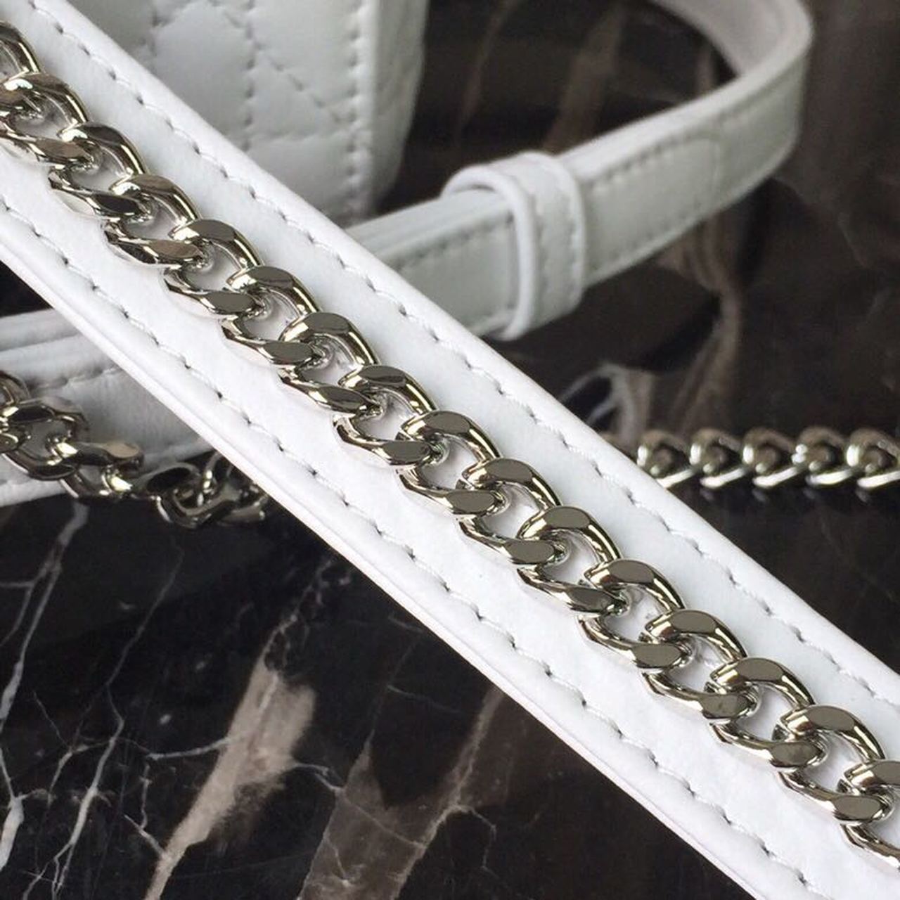 Top Quality Mini Lady Bag White Chain SiTop Qualityer Hardware For Women 17cm/6.5in CD