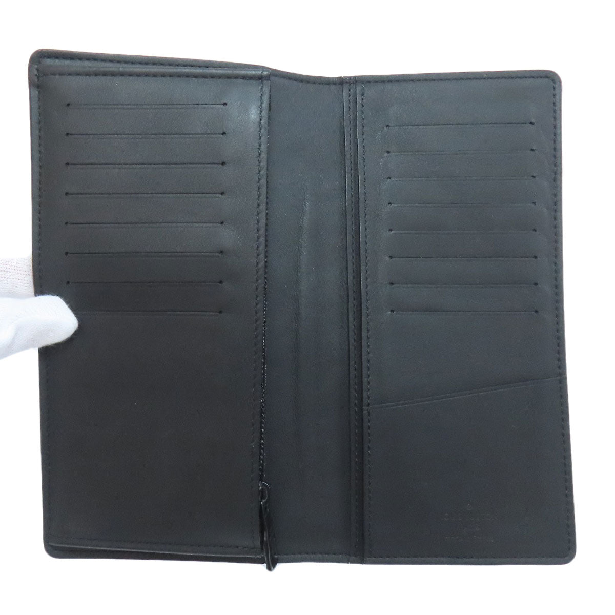 LOUIS VUITTON Long Wallet Purse M69038 Monogram shadow black Portefeuille Blaza