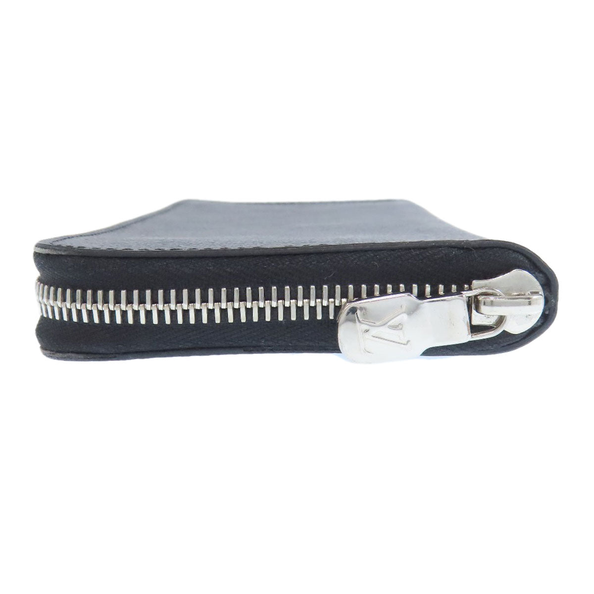 LOUIS VUITTON Long Wallet Purse Damier canvas black Zippy wallet ã» Vertical