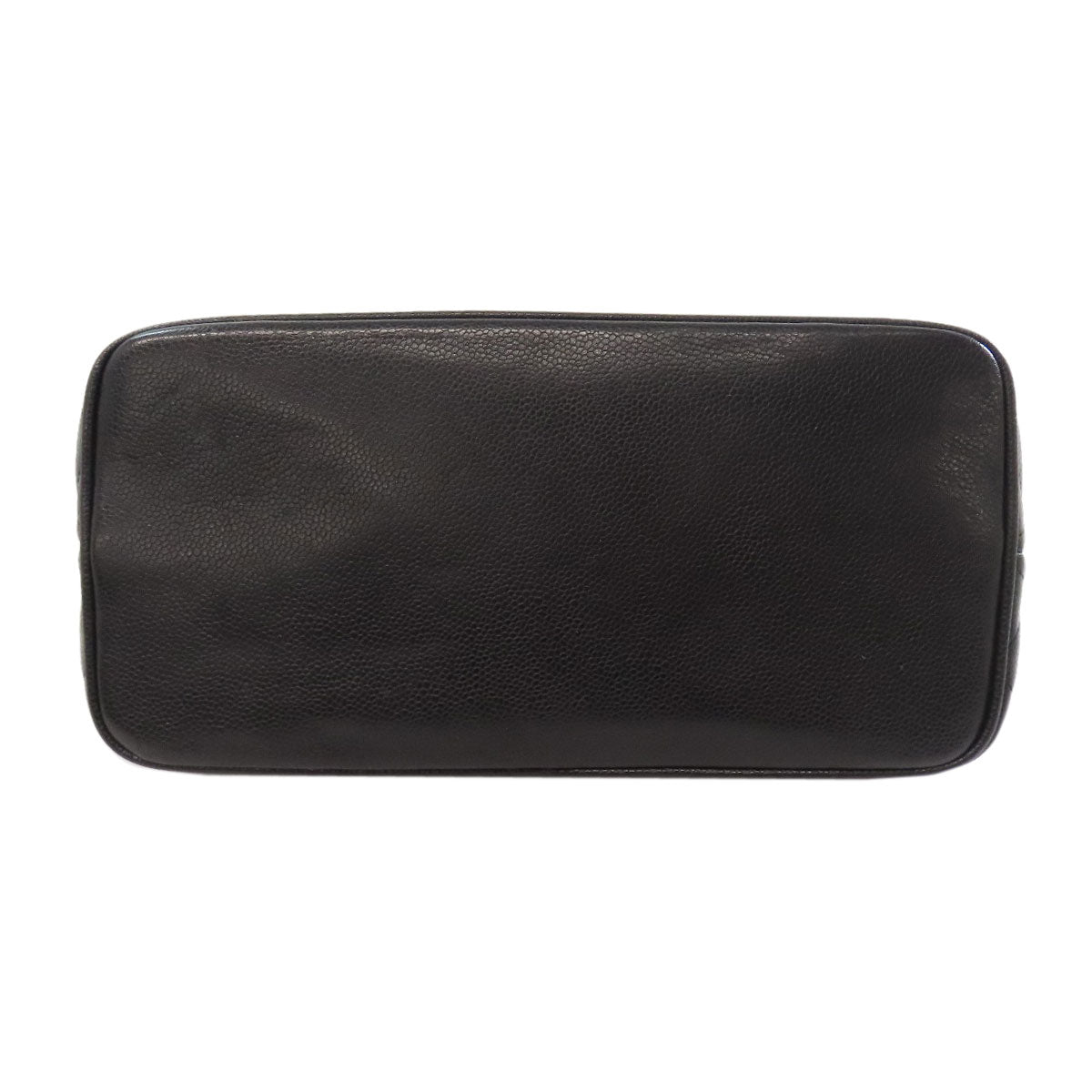 CHANEL Tote Bag Grained Calfskin Skin black   Tote SilverMetal