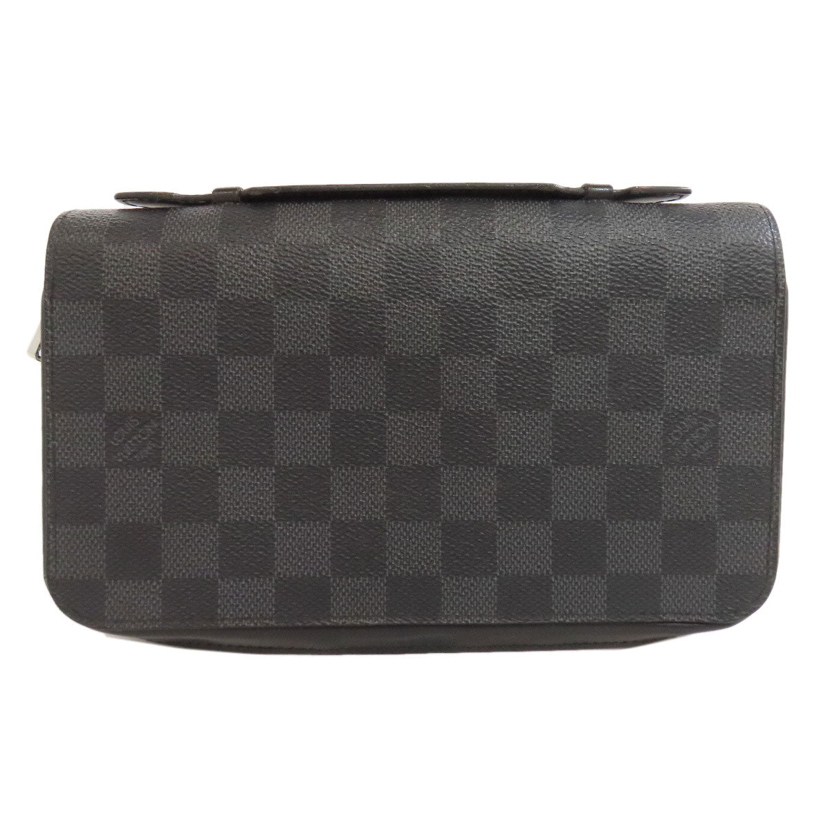 LOUIS VUITTON business bag N41503 Damier canvas gray Zippy XL