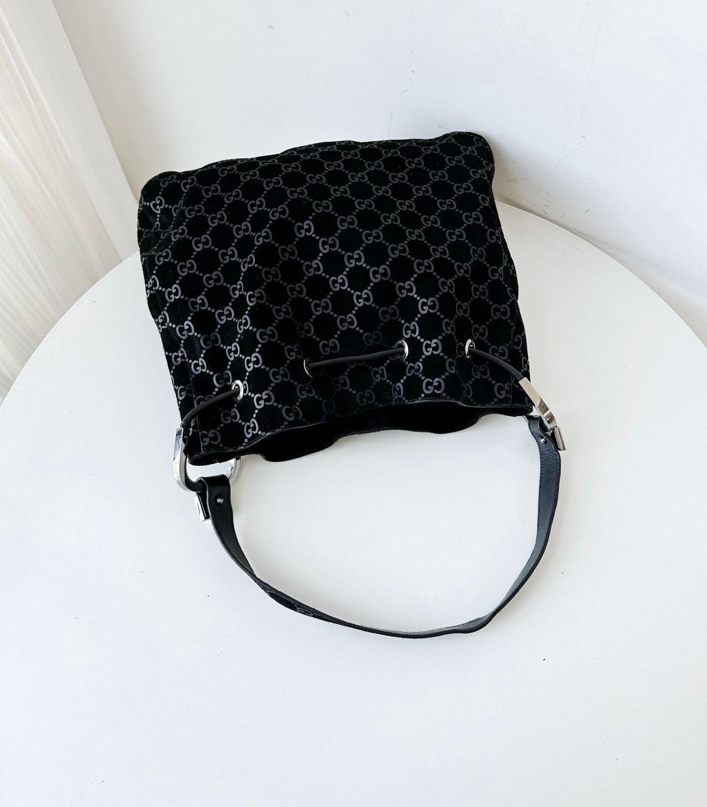 Gucci suede bag black **cm