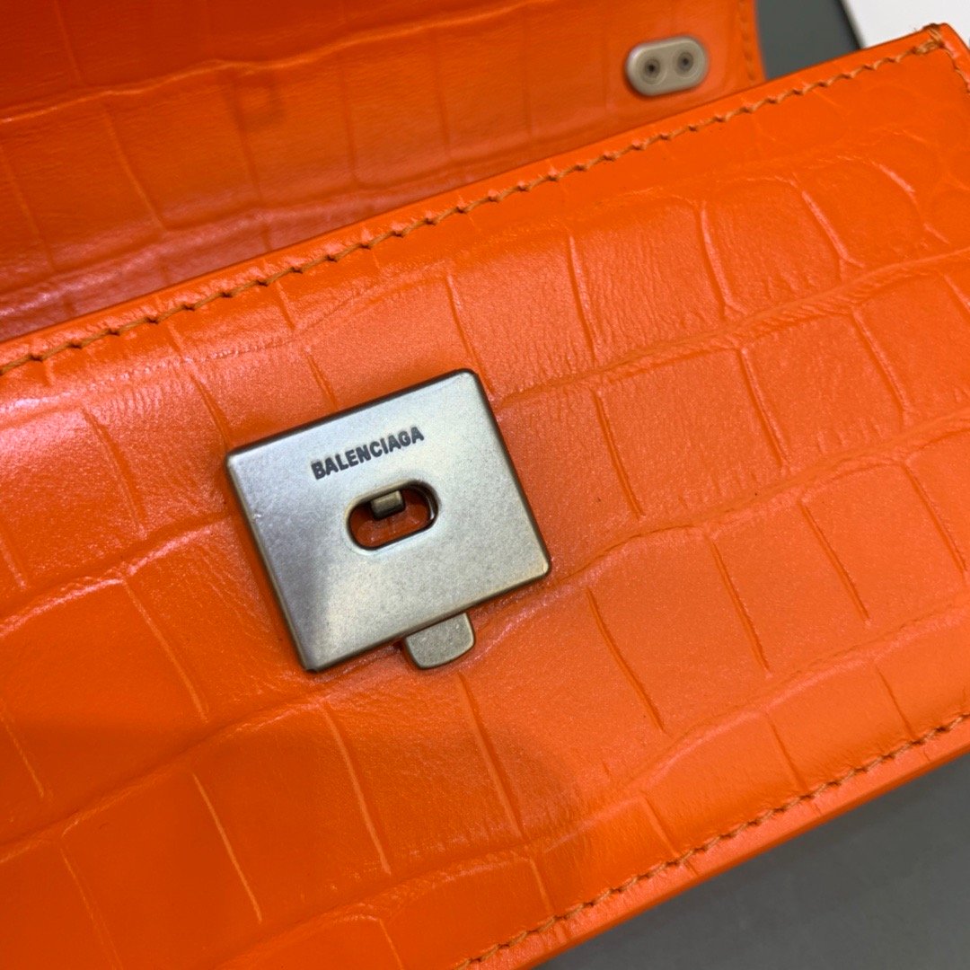 Top Quality Gossip Small On Chain Shoulder Bag Orange, For Women,  Bags 7.4in/19cm