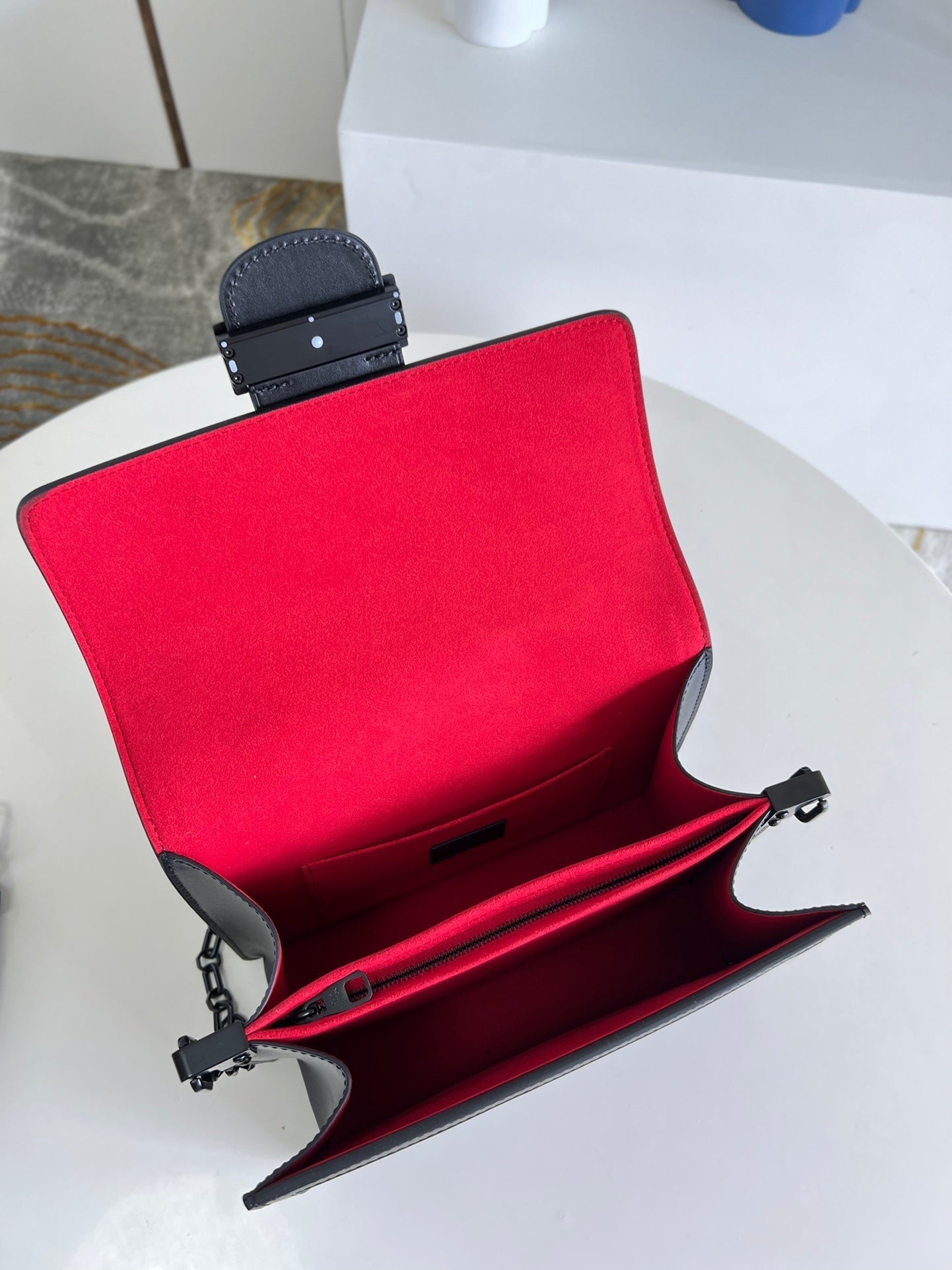 Top Quality Limited Dauphine MM Bags By Nicolas Ghesquière With Monogram Lace Black For Women 25cm Top Quality