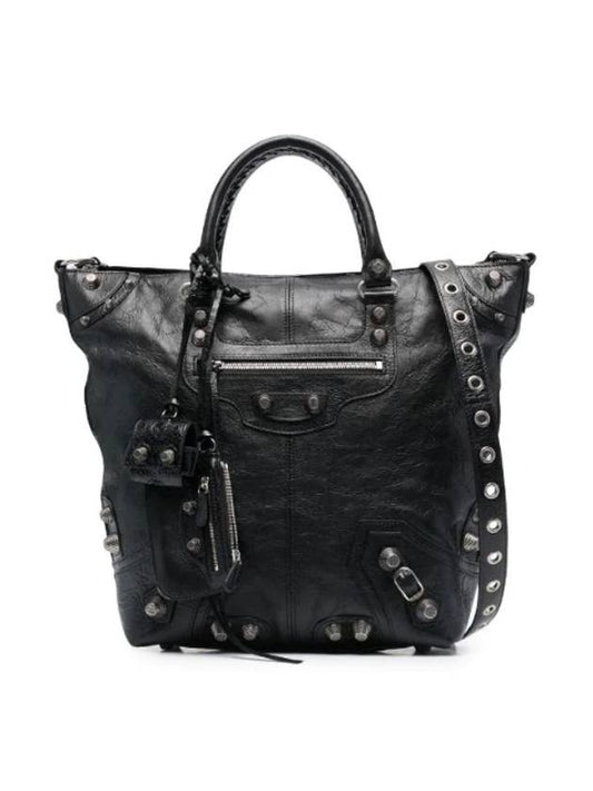 Luxury Balenciaga Trending 2025 Le Cagole Medium Tote Bag Black