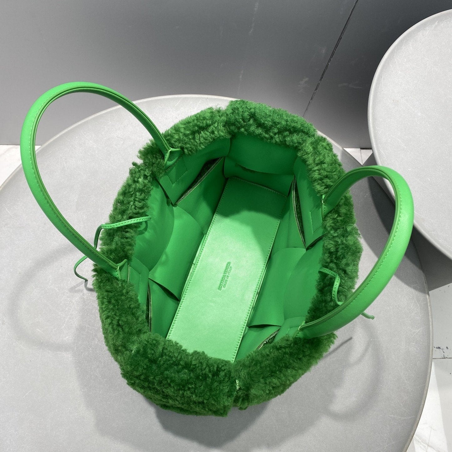 Top Quality Small Arco Tote Bag Green, For Women, Bags 11.8in/30cm 652867V13F13724