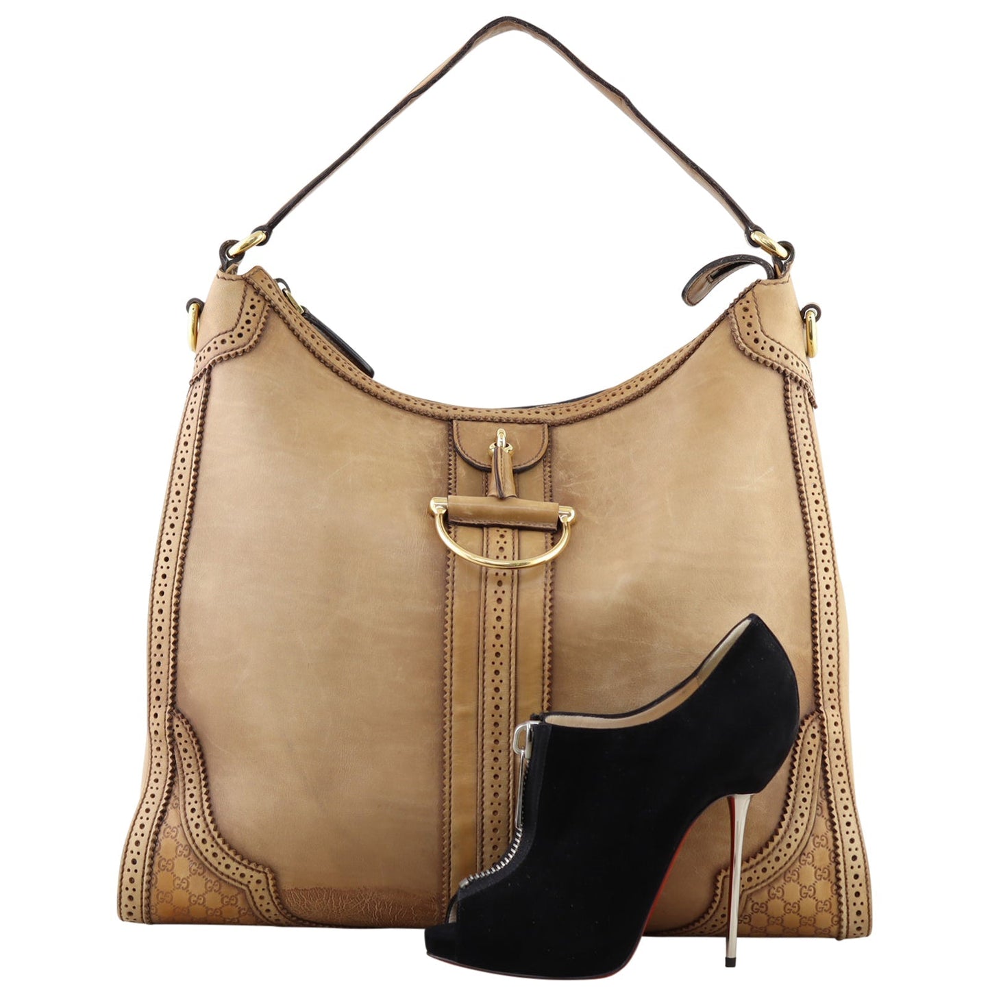 Gucci Duilio Brogue Hobo