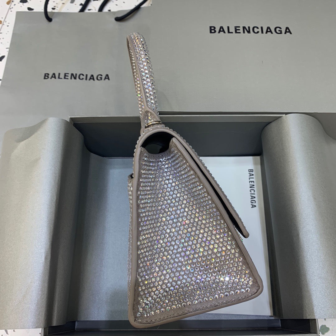 Top Quality Hourglass XS Handbag In Grey, For Women,  Bags 7.4in/19cm 59283328D0Y1272