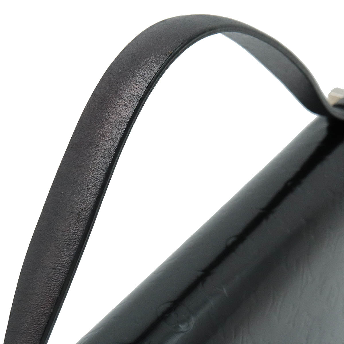 LOUIS VUITTON Louis Vuitton Monogram Miniglass Anushka GM Handbag Cracksack Noir Black Black Silver  M92229