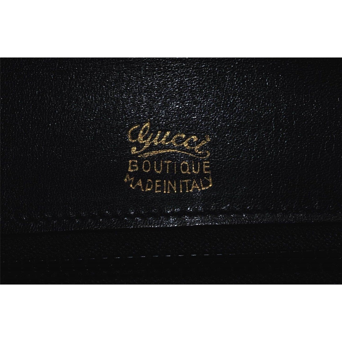 , RARE, Gucci, mod, black leather, saddle bag shoulder purse with a wide red & green center stripe, and bold gold accents g