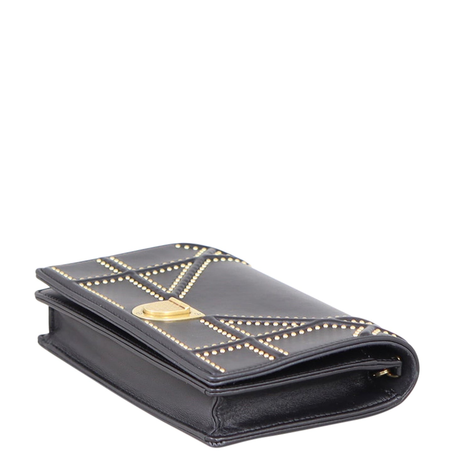 Dior Diorama Studded Wallet on Chain