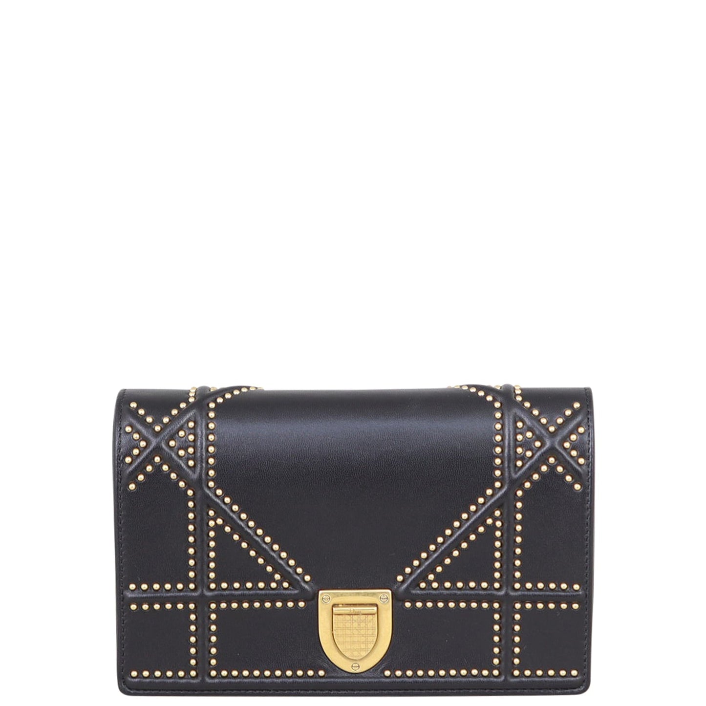 Dior Diorama Studded Wallet on Chain