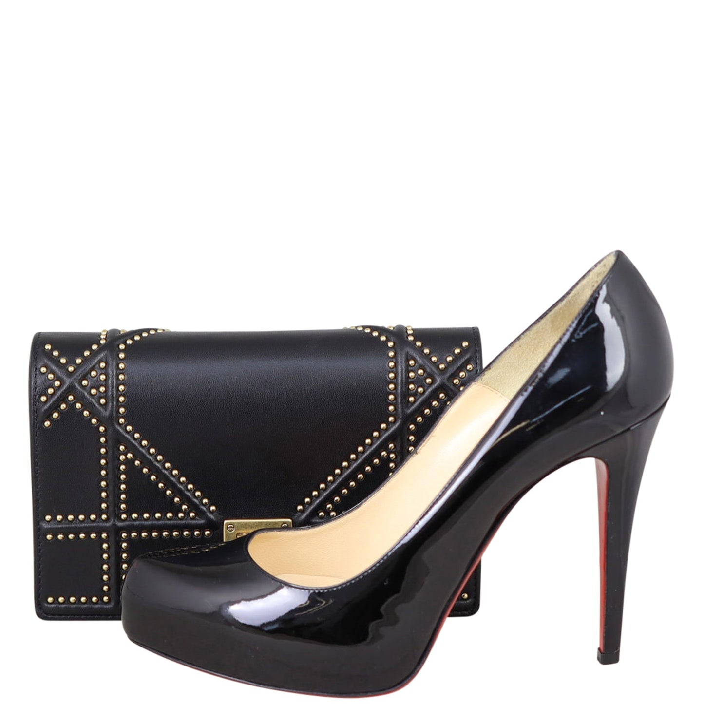 Dior Diorama Studded Wallet on Chain