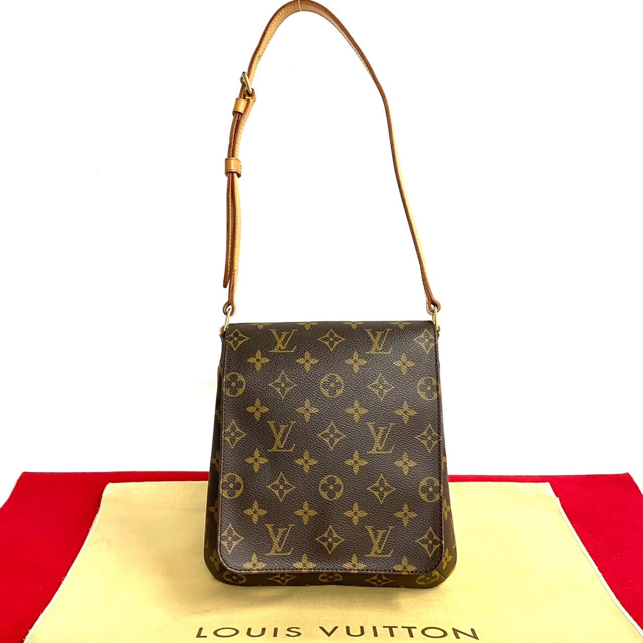 LOUIS VUITTON Shoulder Bag M51258 Leather, PVC Brown Monogram M tte salsa short mens(Unisex)
