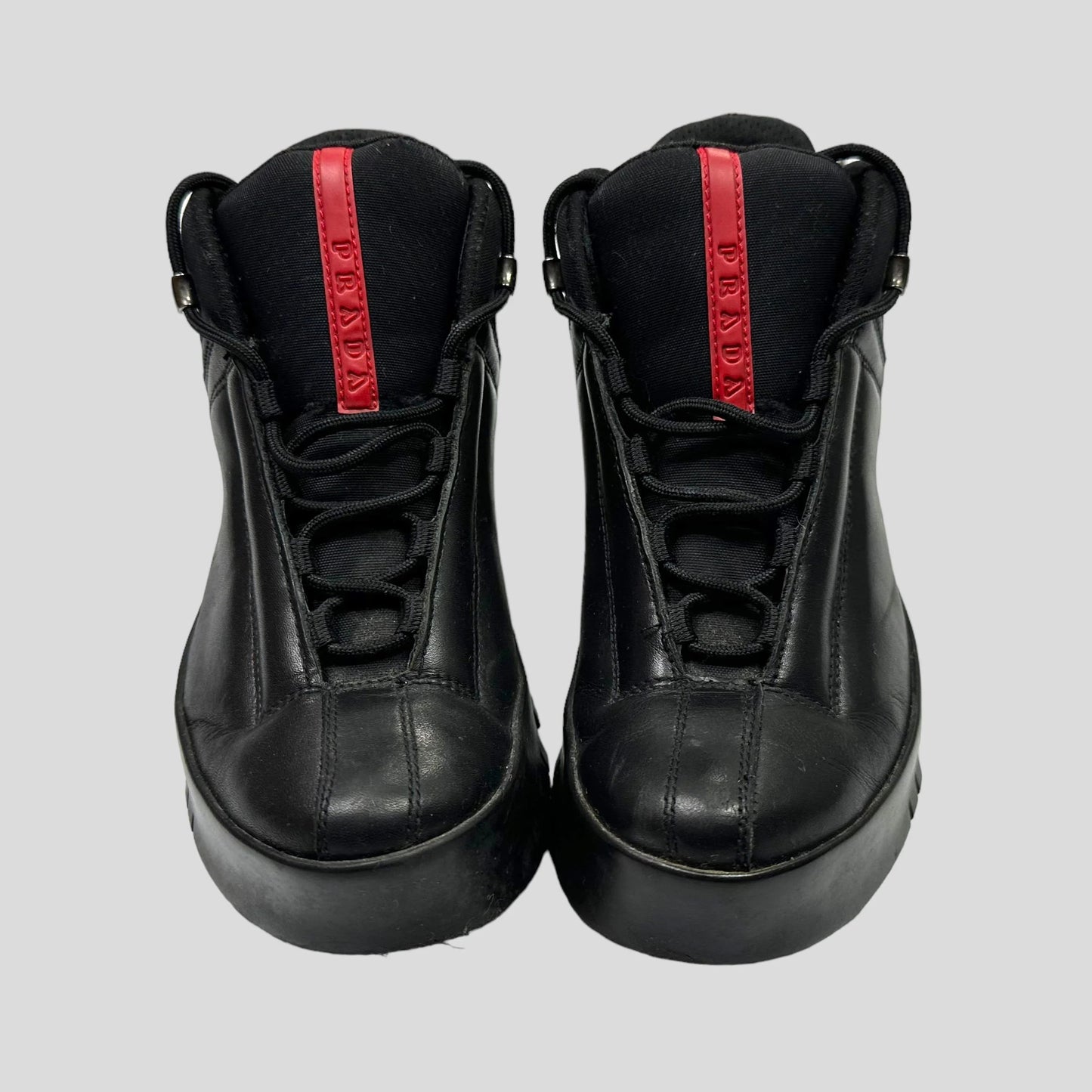 Prada Sport 00’s Leather & Nylon Boots - UK6