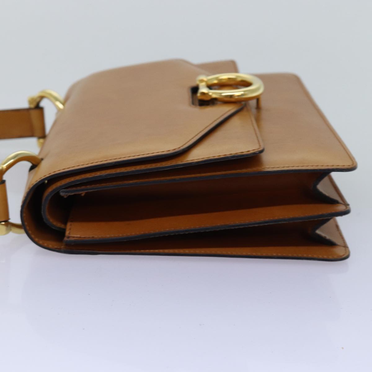 Luxury CELINE Hand Bag Leather Brown  77330
