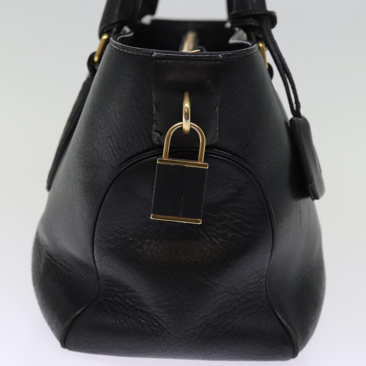 Luxury CELINE Hand Bag Leather Black  77383